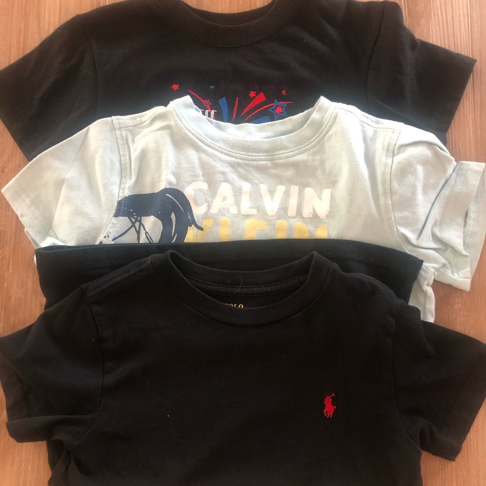 Polo Ralph Lauren/Calvin Klein Tees 4T